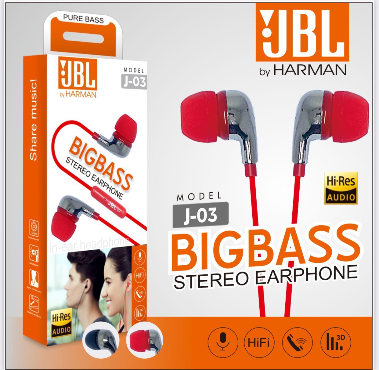 HEADSET JBL J 03 (NG) BY HERMAN